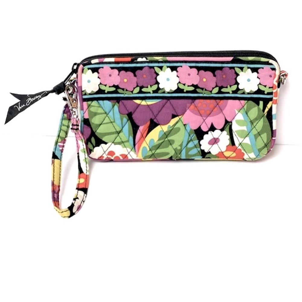 Vera Bradley Wristlet Wallet Va Va Bloom Bold Floral - Picture 11 of 13